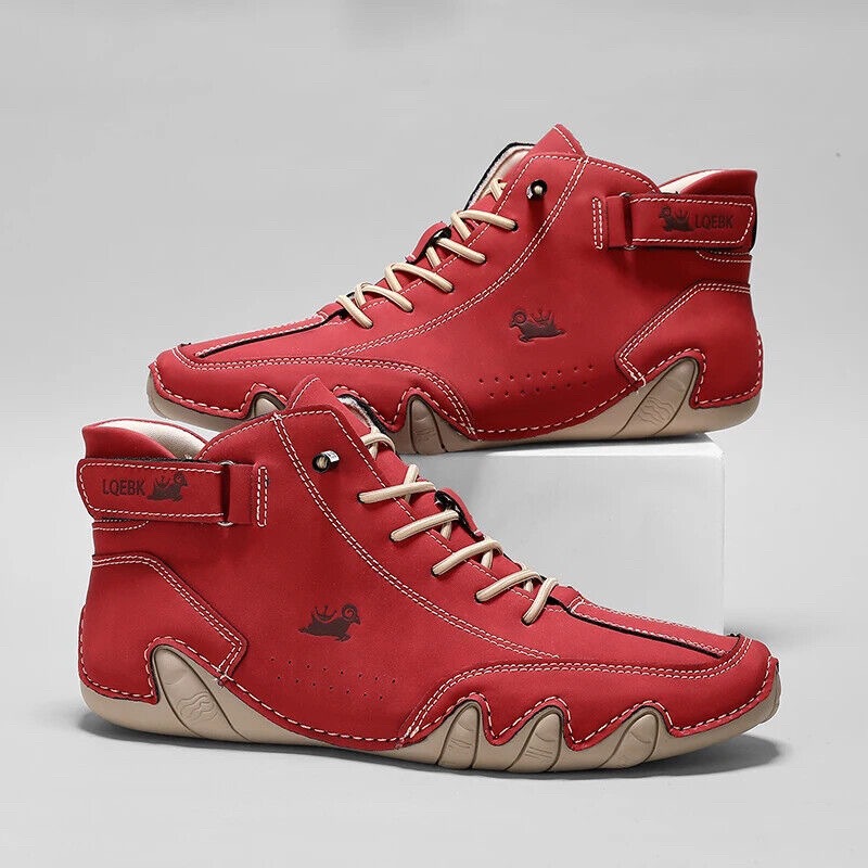 Mens Fashion Trainers - أحذية جلدية كاجوال للرجال، أحذية رياضية