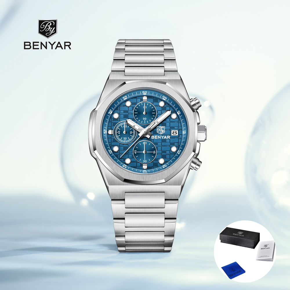Fashion Mens Watches - 2025 جديد BENYAR ساعات رجالية فاخرة