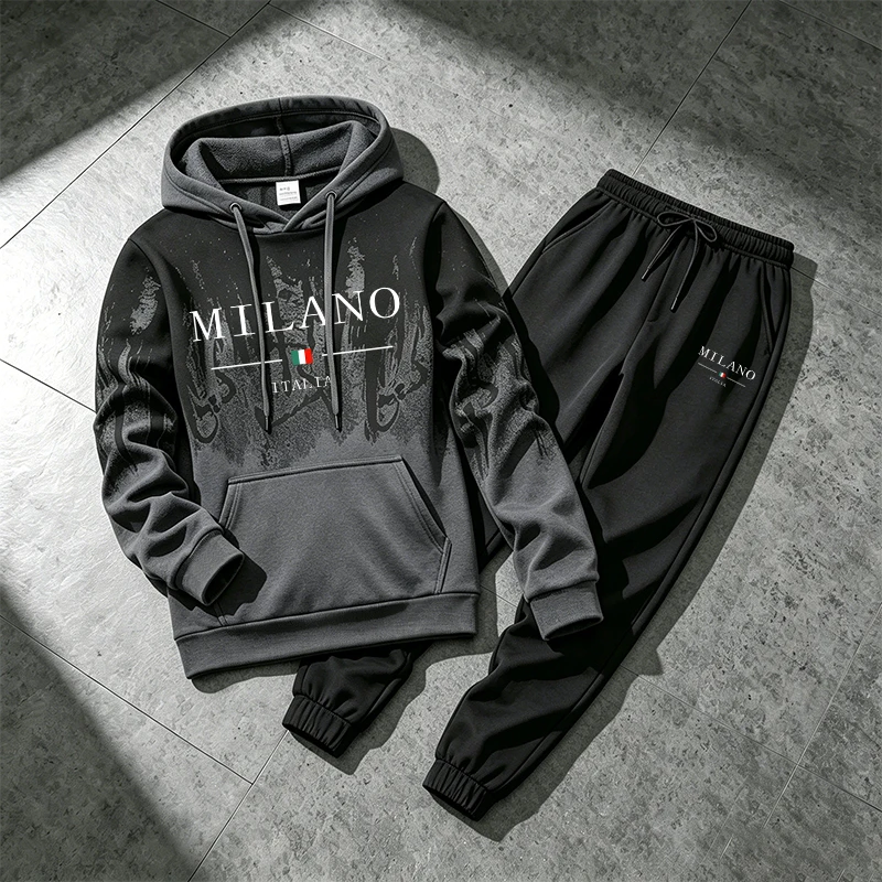 Jogger Sweatpants Men - طقم رياضي رجالي جديد لعام 2026،