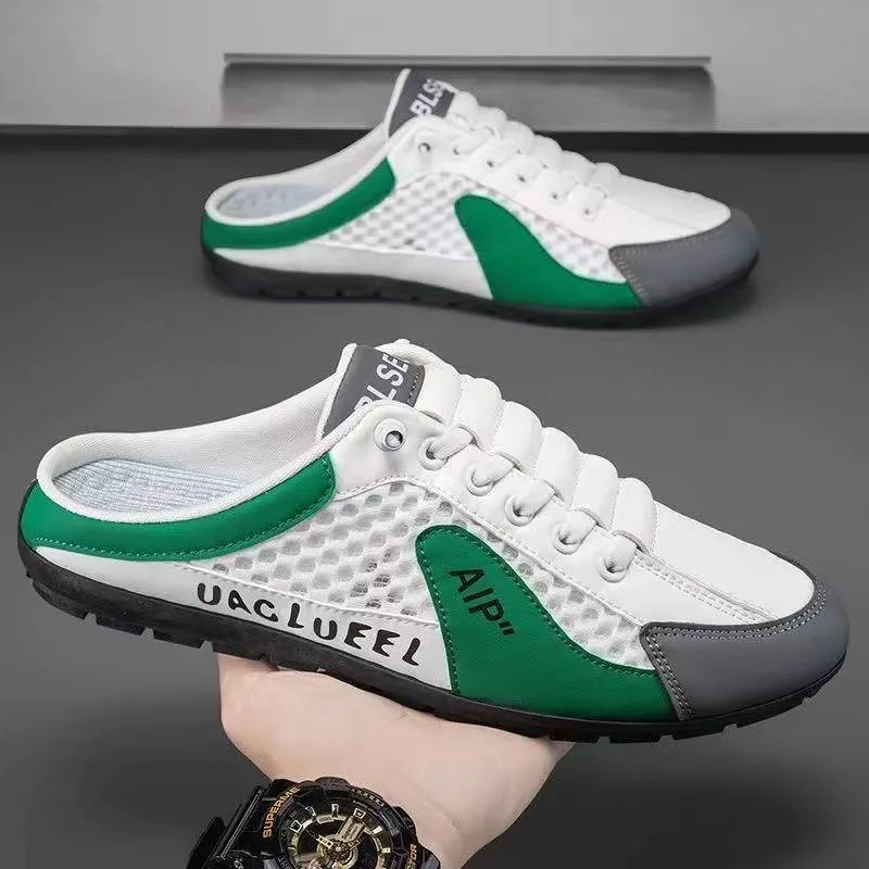 Mens Fashion Trainers - الرجال الموضة لينة سوليد نصف النعال
