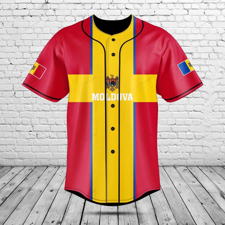 Mens Fashion Baseball Jersey - قميص رجالي صيفي كاجوال بتصميم علم