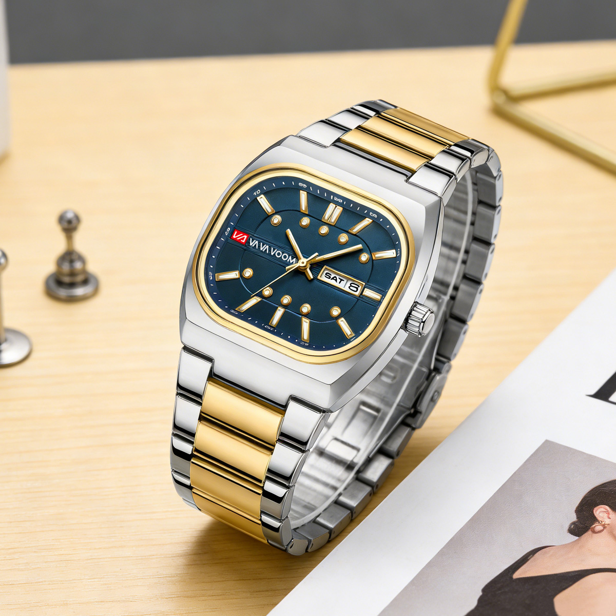 ساعة يد رجالية جديدة بتصميم مر - مراجعة Fashion Mens Watches وسعره
