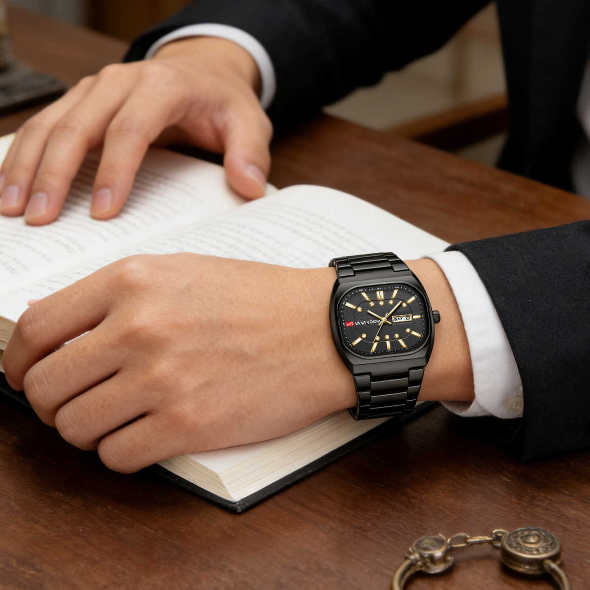 ساعة يد رجالية جديدة بتصميم مر - مراجعة Fashion Mens Watches وسعره