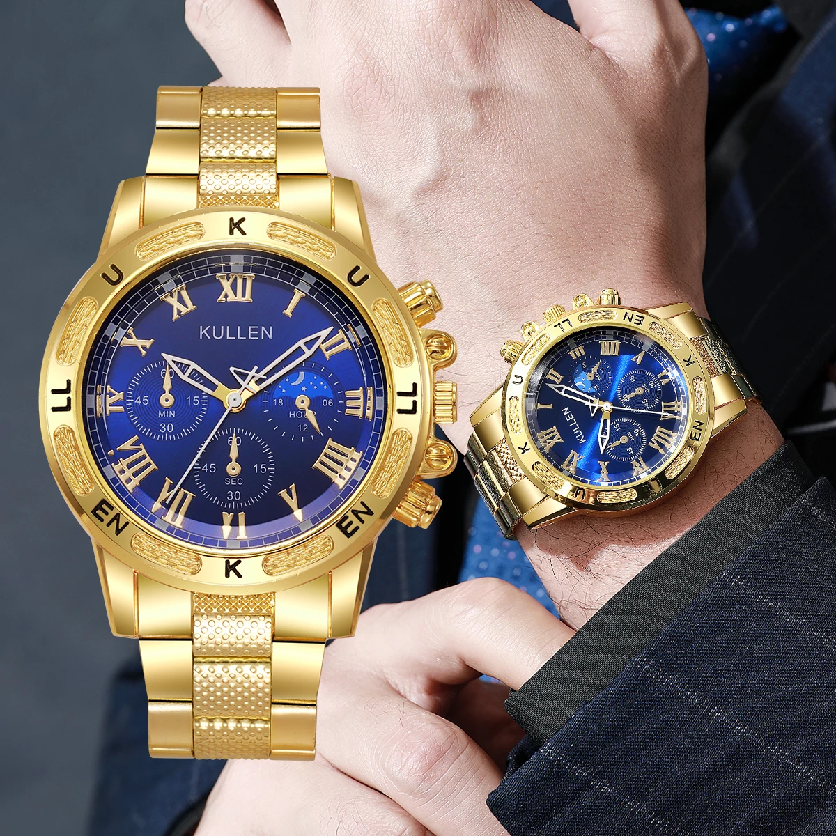 1 قطعة ساعة سر مفاجأة صندوق أع - مراجعة Fashion Mens Watches وسعره