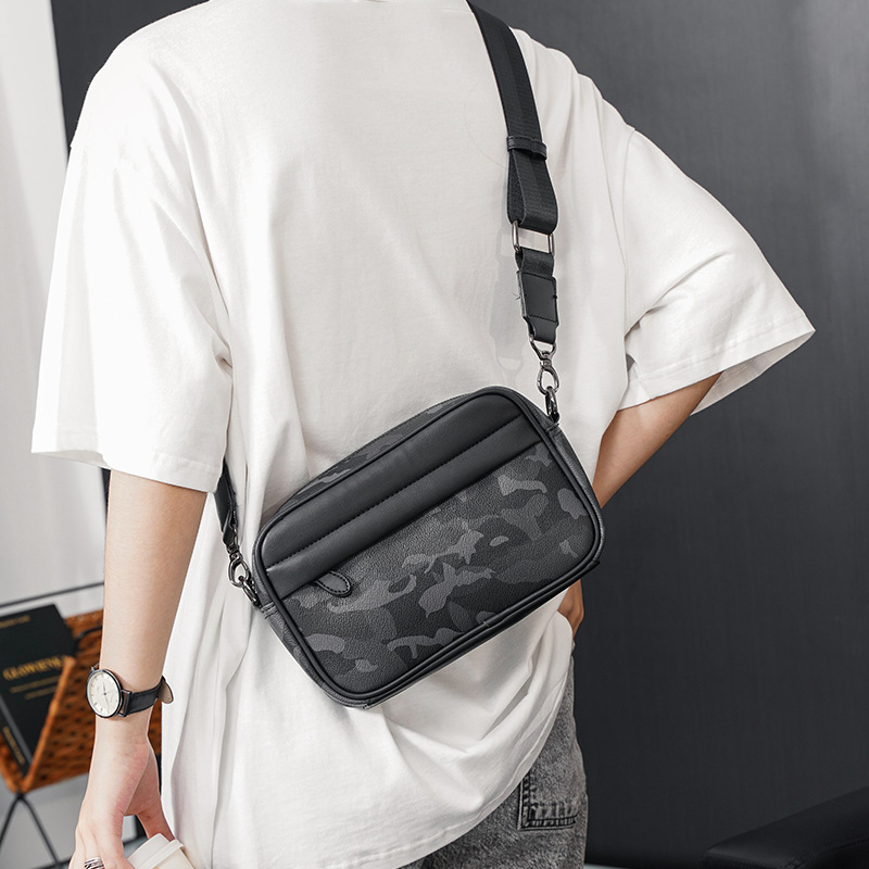 حقائب كتف صغيرة بتصميم مموه لل - مراجعة Fashion Harness Men وسعره