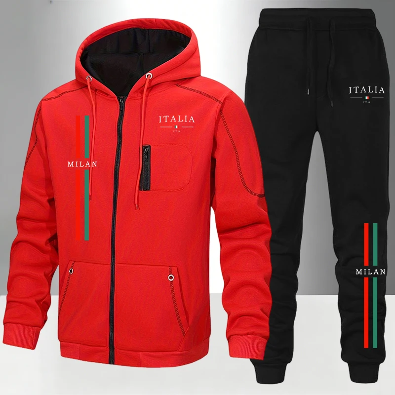 طقم رياضي رجالي للخريف والشتاء - مراجعة Jogger Sweatpants Men وسعره