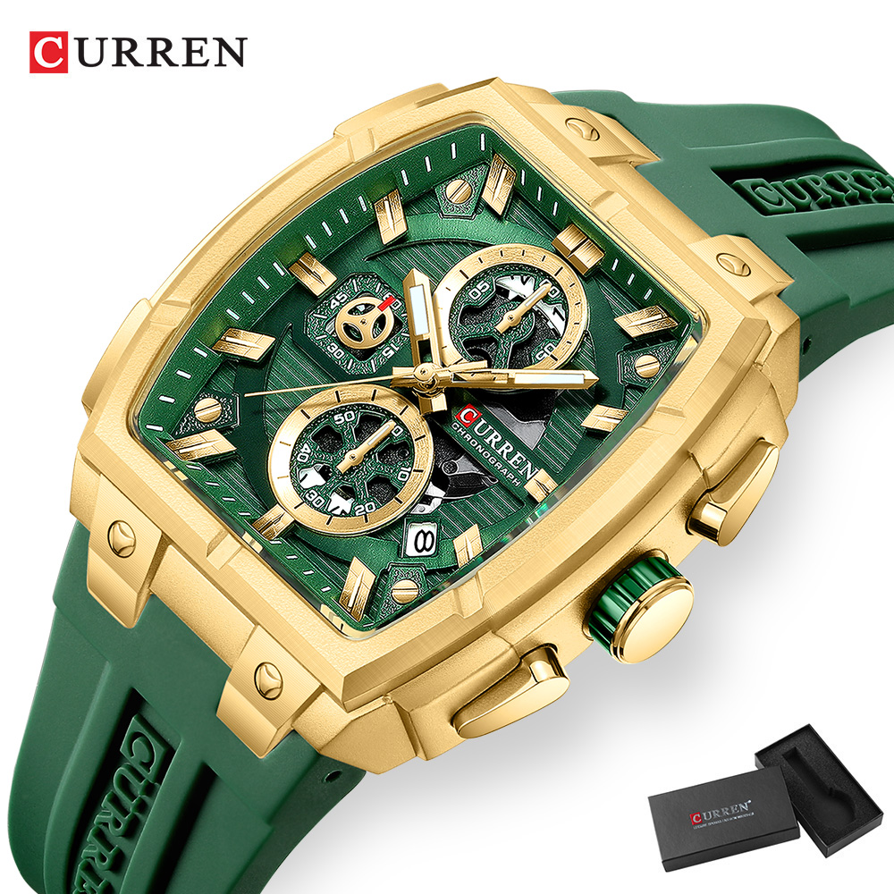 ساعة CURREN الفاخرة للرجال، سا - مراجعة Fashion Mens Watches وسعره