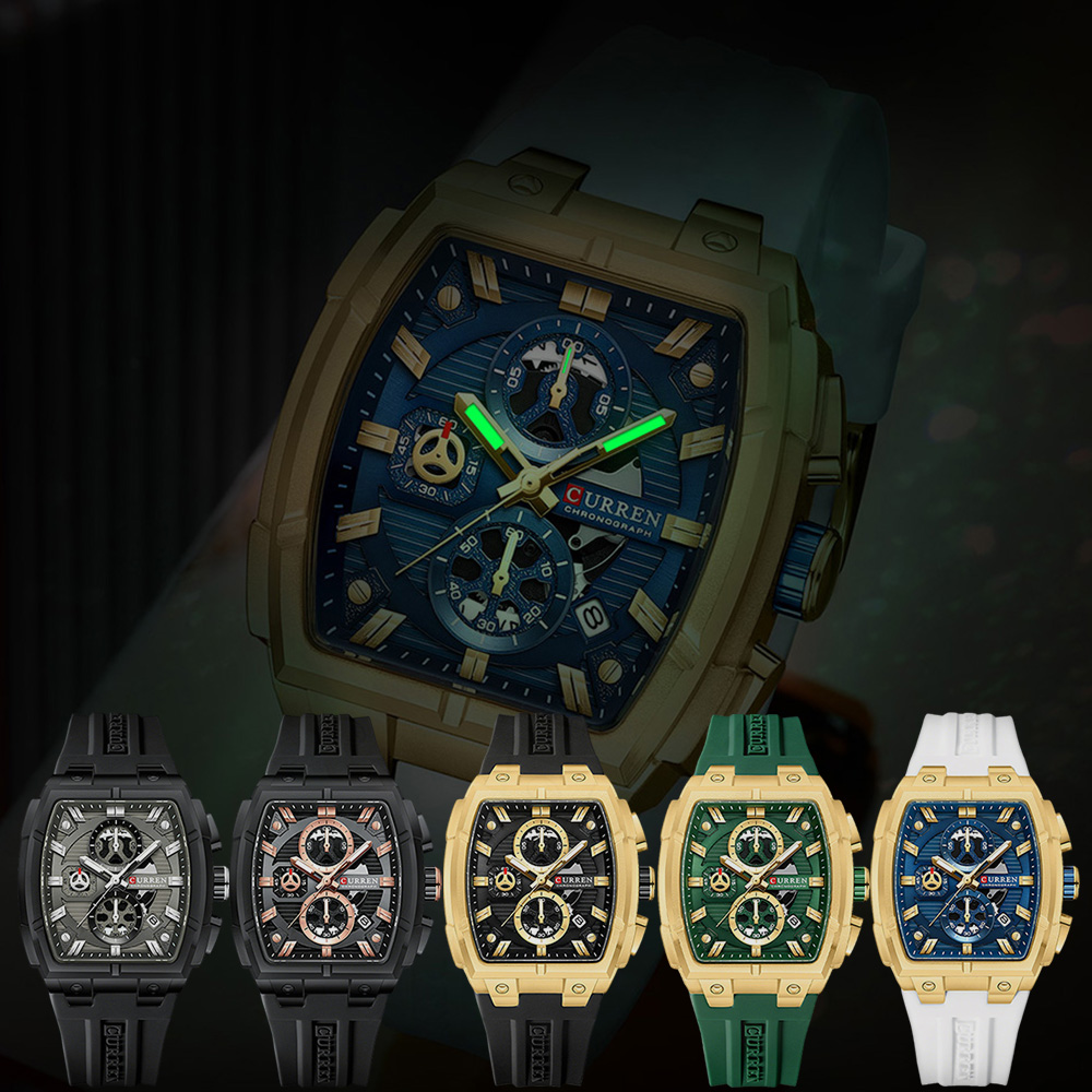 ساعة CURREN الفاخرة للرجال، سا - مراجعة Fashion Mens Watches وسعره