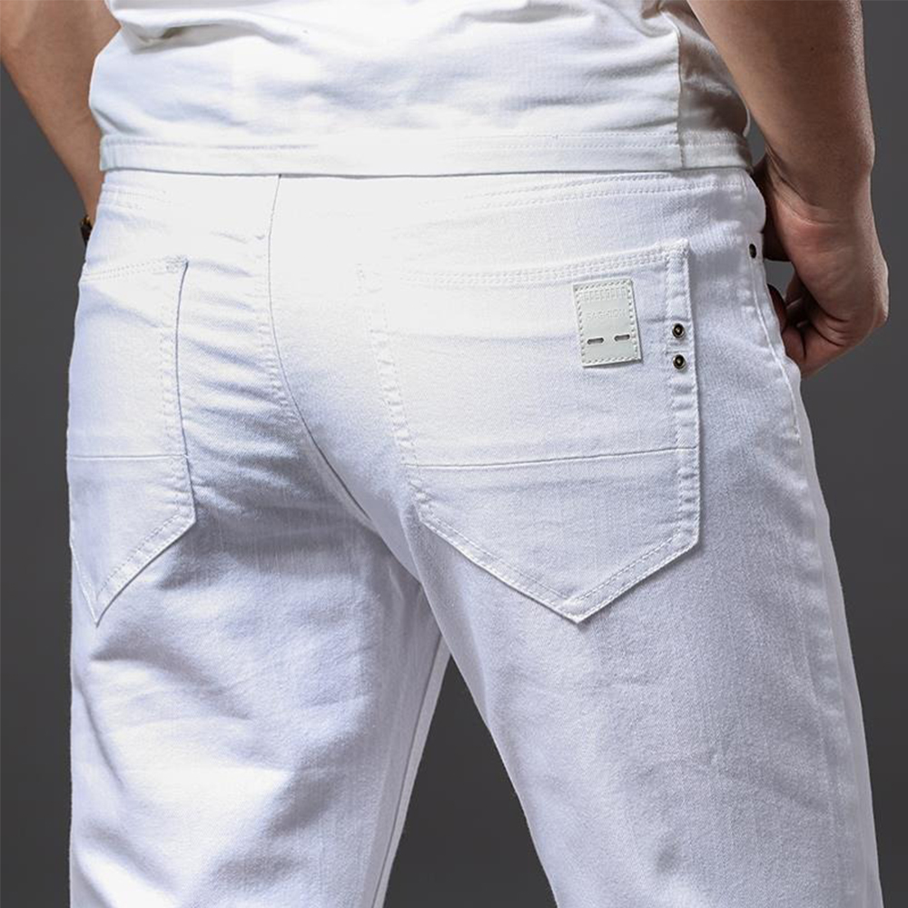 الرجال الجينز الأبيض مرونة مست - مراجعة Men'S Fashion For 60 Year Old وسعره