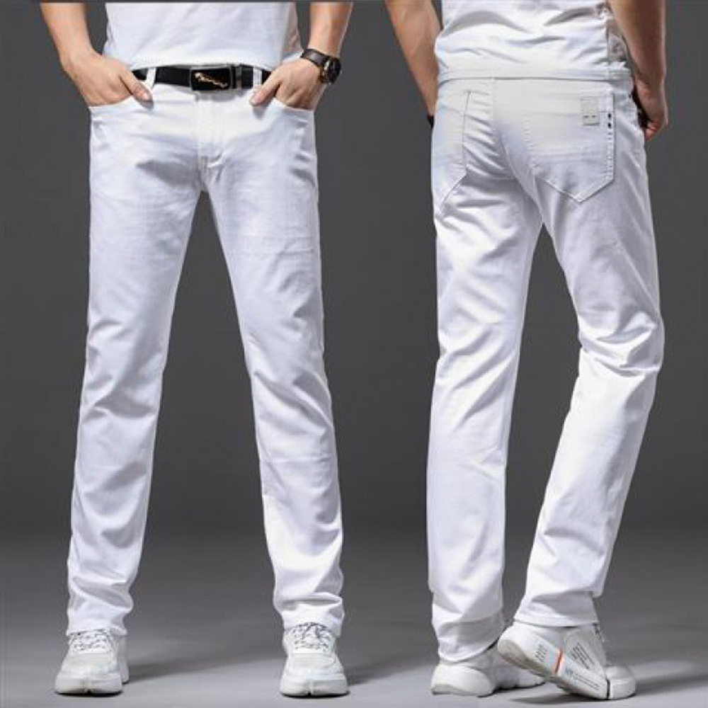 الرجال الجينز الأبيض مرونة مست - مراجعة Men'S Fashion For 60 Year Old وسعره
