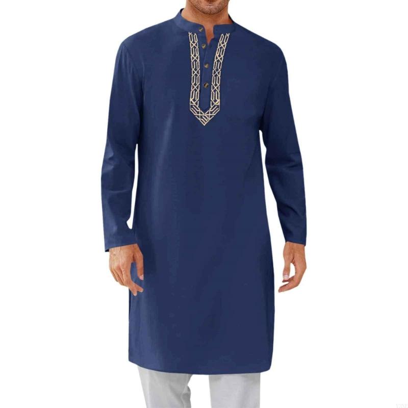Y3NE رجل فضفاض مناسب للمسلمين  - مراجعة Men'S Fashion For Hot Weather وسعره