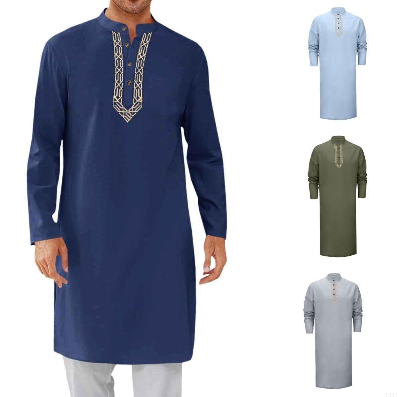 Y3NE رجل فضفاض مناسب للمسلمين  - مراجعة Men'S Fashion For Hot Weather وسعره