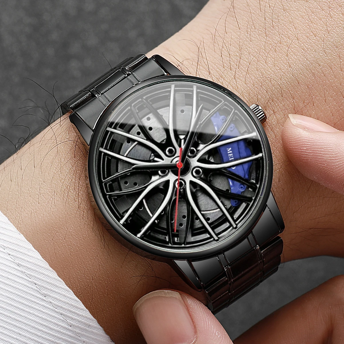 1 قطعة ساعة سر مفاجأة صندوق أع - مراجعة Fashion Mens Watches وسعره