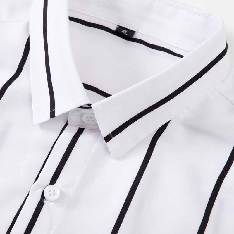 قميص رجالي مخطط بأكمام طويلة و - مراجعة Mens Fashion Dress Shirts وسعره