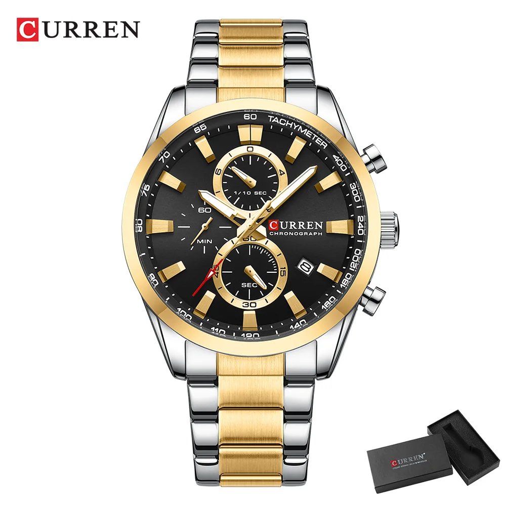 CURREN ساعات كوارتز كرونو رياض - مراجعة Fashion Mens Watches وسعره