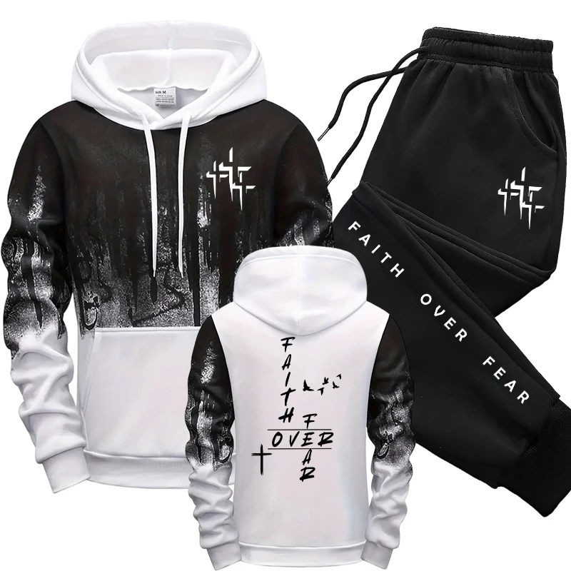 بدلة رياضية رجالية جديدة لخريف - مراجعة Jogger Sweatpants Men وسعره