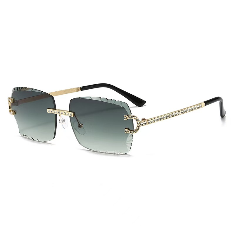 نظارات شمسية مربعة بدون إطار ب - مراجعة Men'S Fashion Old Money وسعره