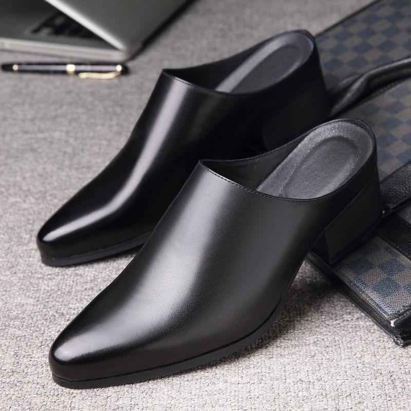 صنادل رجالية مدببة، أحذية جلدي - مراجعة Men'S Fashion Bag وسعره