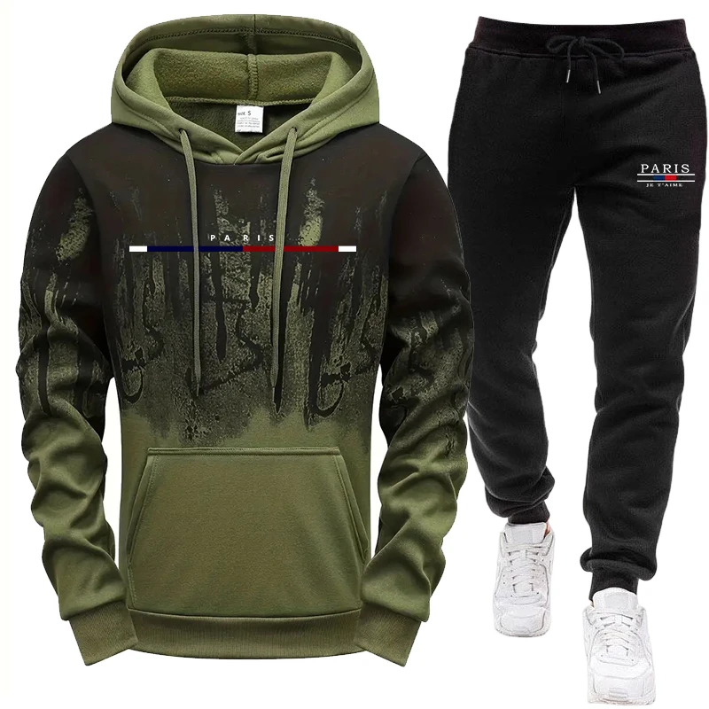طقم رجالي/هودي/بنطلون للخريف و - مراجعة Jogger Sweatpants Men وسعره