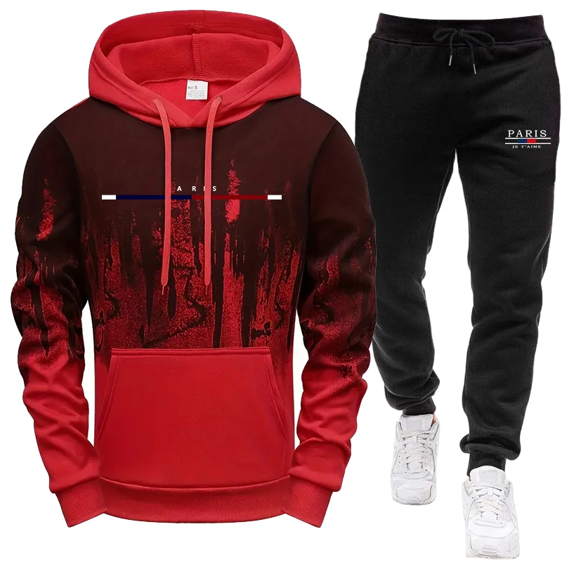 طقم رجالي/هودي/بنطلون للخريف و - مراجعة Jogger Sweatpants Men وسعره