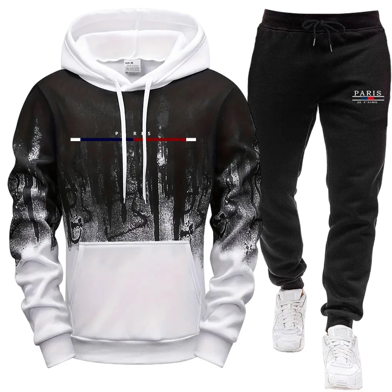 طقم رجالي/هودي/بنطلون للخريف و - مراجعة Jogger Sweatpants Men وسعره