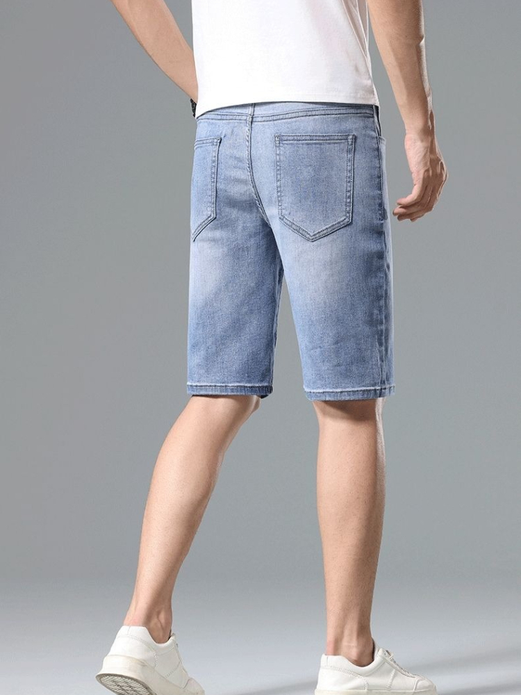 شورت جينز رجالي صيفي عصري بقصة - مراجعة Men'S Fashion For Hot Weather وسعره