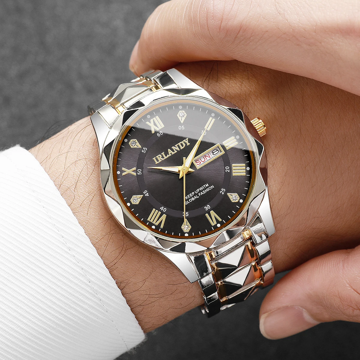 1 قطعة ساعة سر مفاجأة صندوق أع - مراجعة Fashion Mens Watches وسعره