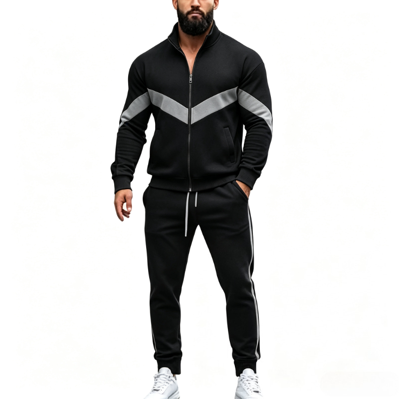 بدلة رياضية رجالية من قطعتين ب - مراجعة Jogger Sweatpants Men وسعره